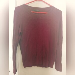Banana Republic Deep Red Knit Sweater